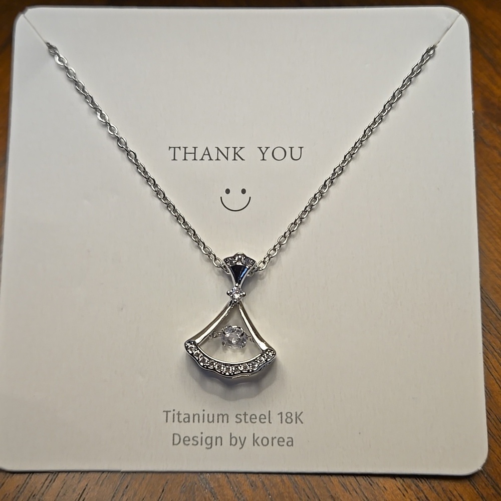 Titanium Steel Necklace Clavicle Chain Thank You Gift